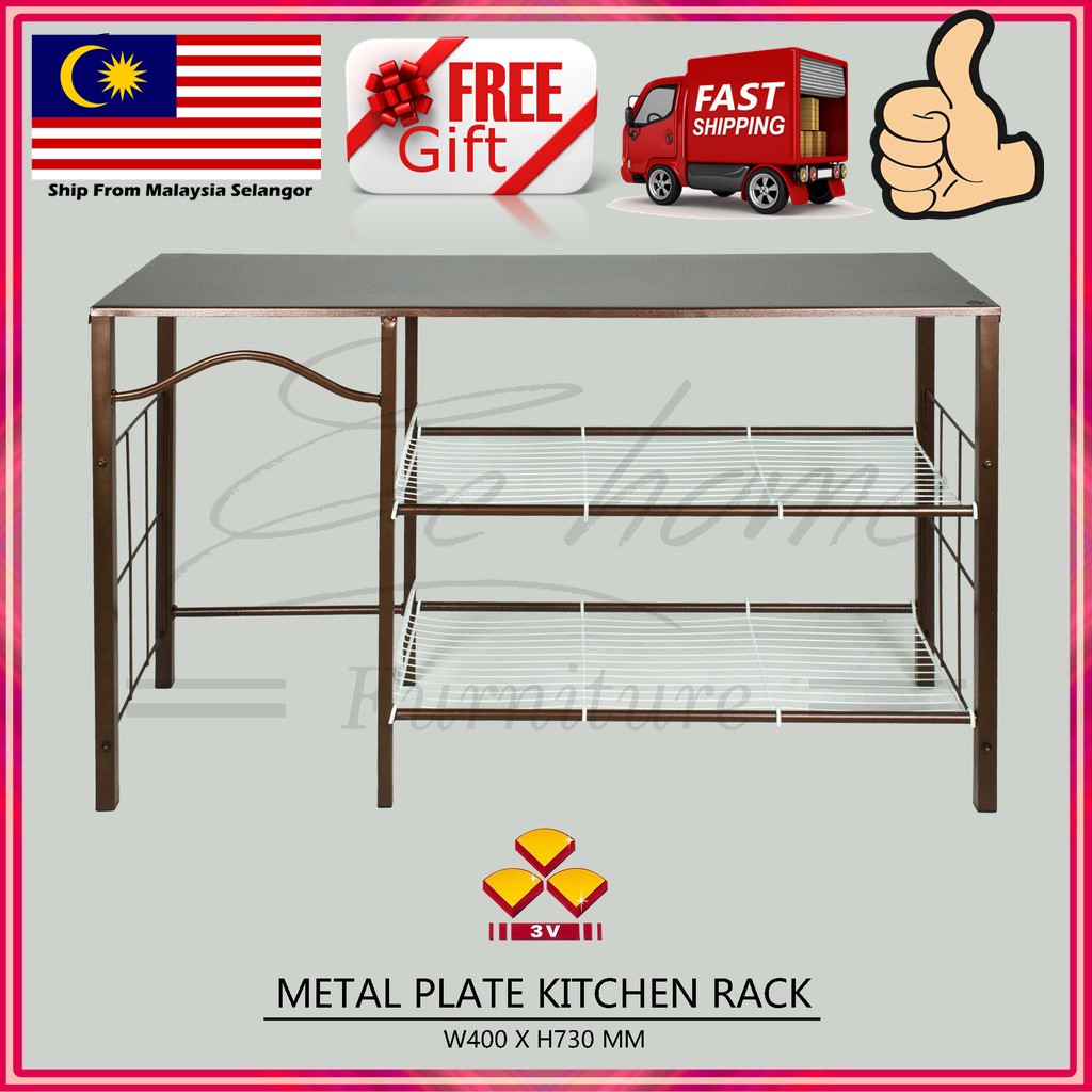 🇲🇾 🔥Hot Selling🔥 3V Gas Rack/Cooking Table / Metal Kitchen Rack / Rak ...