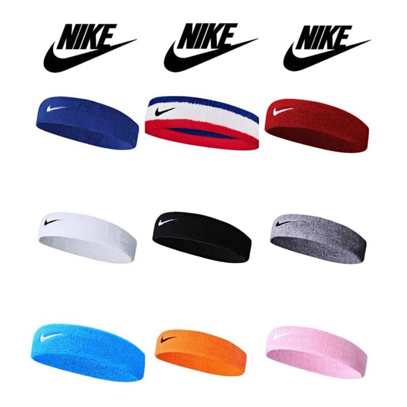 Nike Swoosh Headband Hairband Basketball Football Tennis Badminton Running Gym Workout Yoga Sports Headband Shopee Malaysia