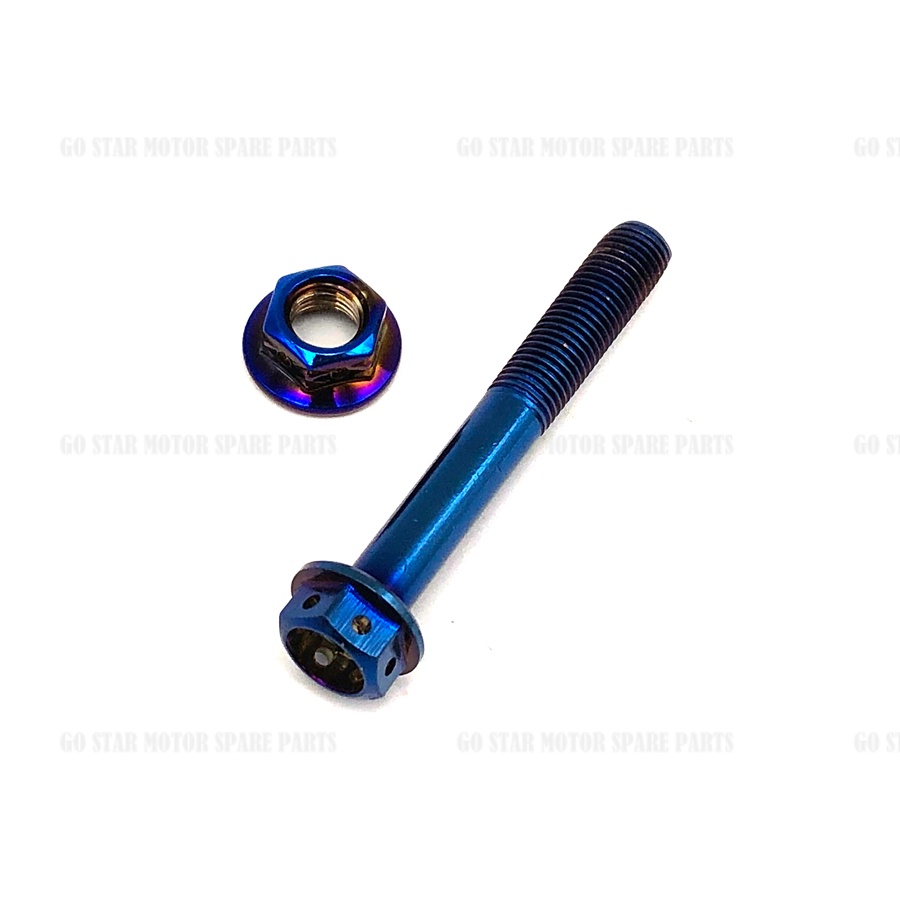 M10*70 Screw Monoshock Shock Absorber Screw Skru Titanium Blue Gold M10 ...