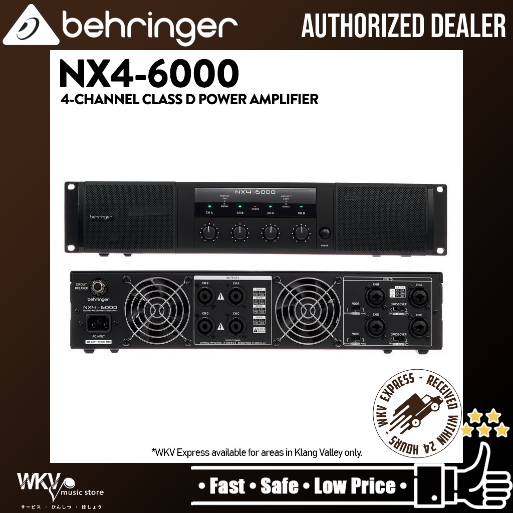 Behringer NX46000 Power Amplifier (NX46000 / NX4 6000) Shopee Malaysia