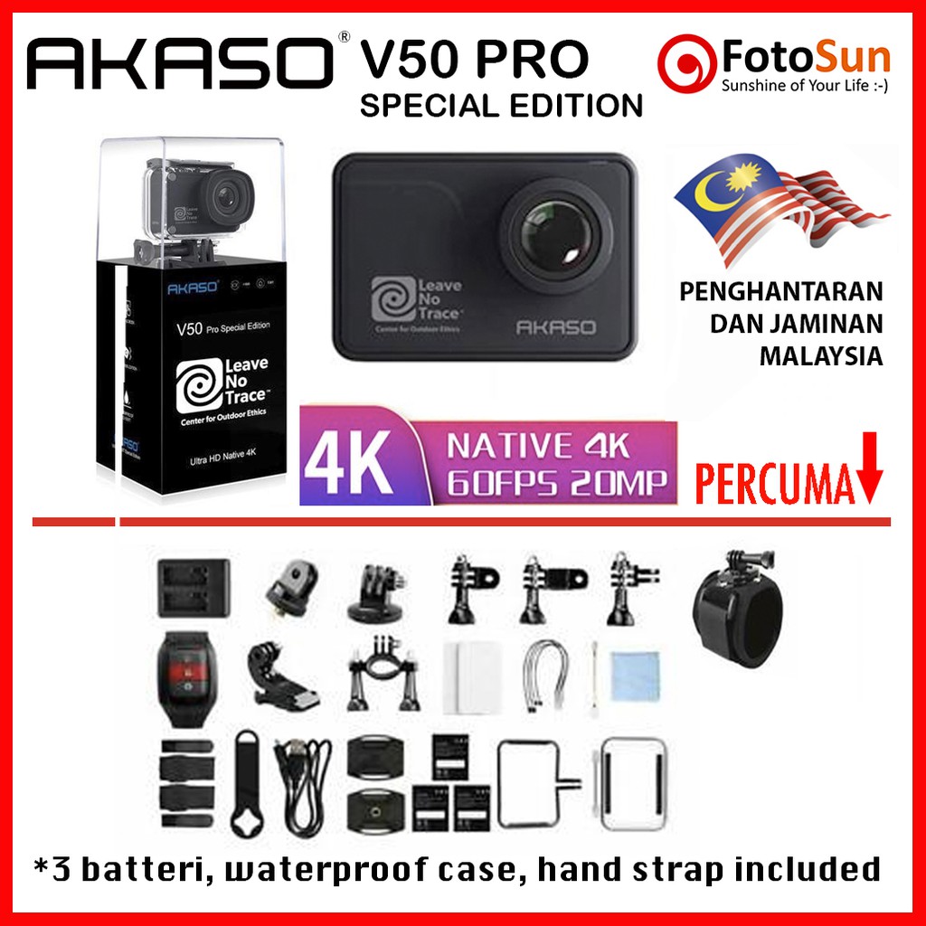 AKASO V50 PRO SE (Special Edition) - JAMINAN DI MALAYSIA Ready Stock ...