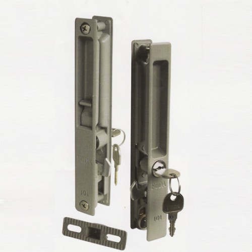 FUDA AL101 GLASS SLIDING DOOR LOCK (SILVER) | Shopee Malaysia