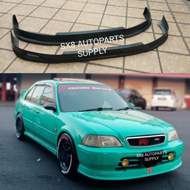 MUGEN HONDA CITY 96 98 SX8 TYPE S FRONT SKIRT (PU MATERIAL) Shopee
