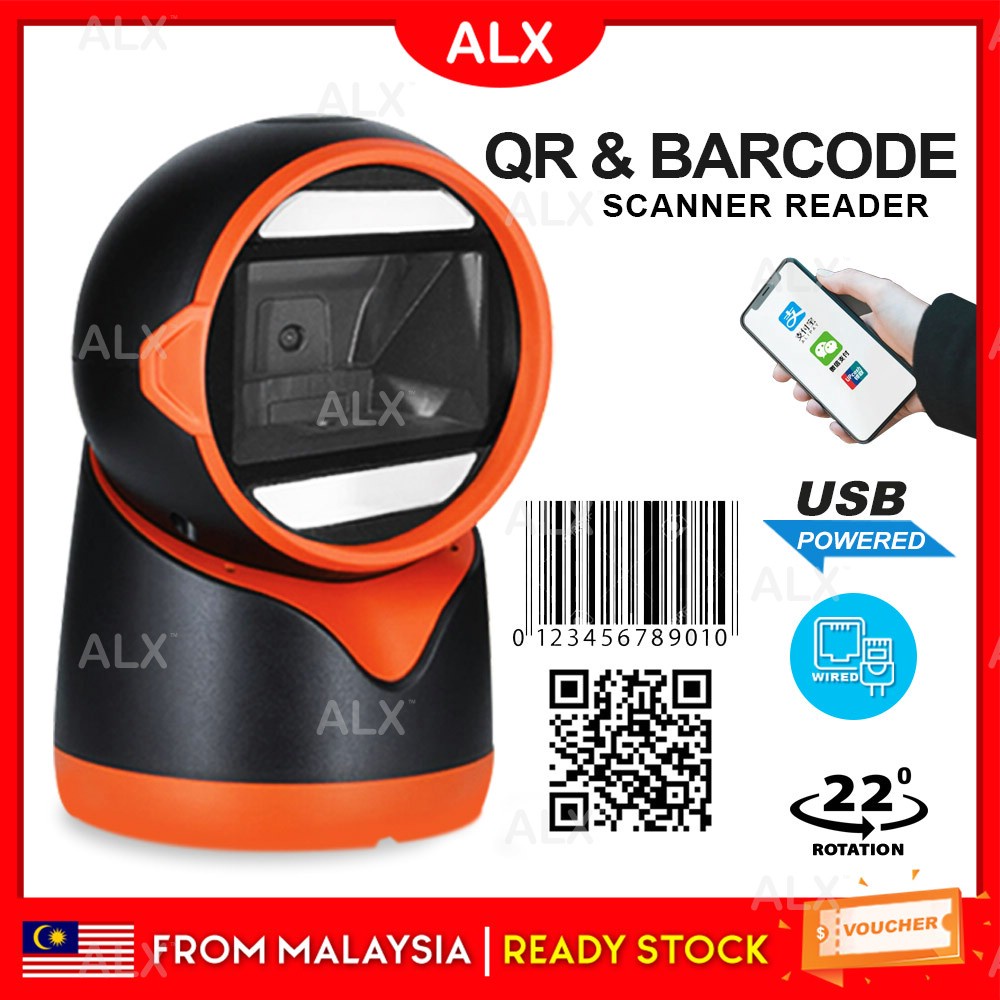 (Crazy Sales) Fast Scanning 75fps 2D QR Code Barcode Scanner CMOS ...