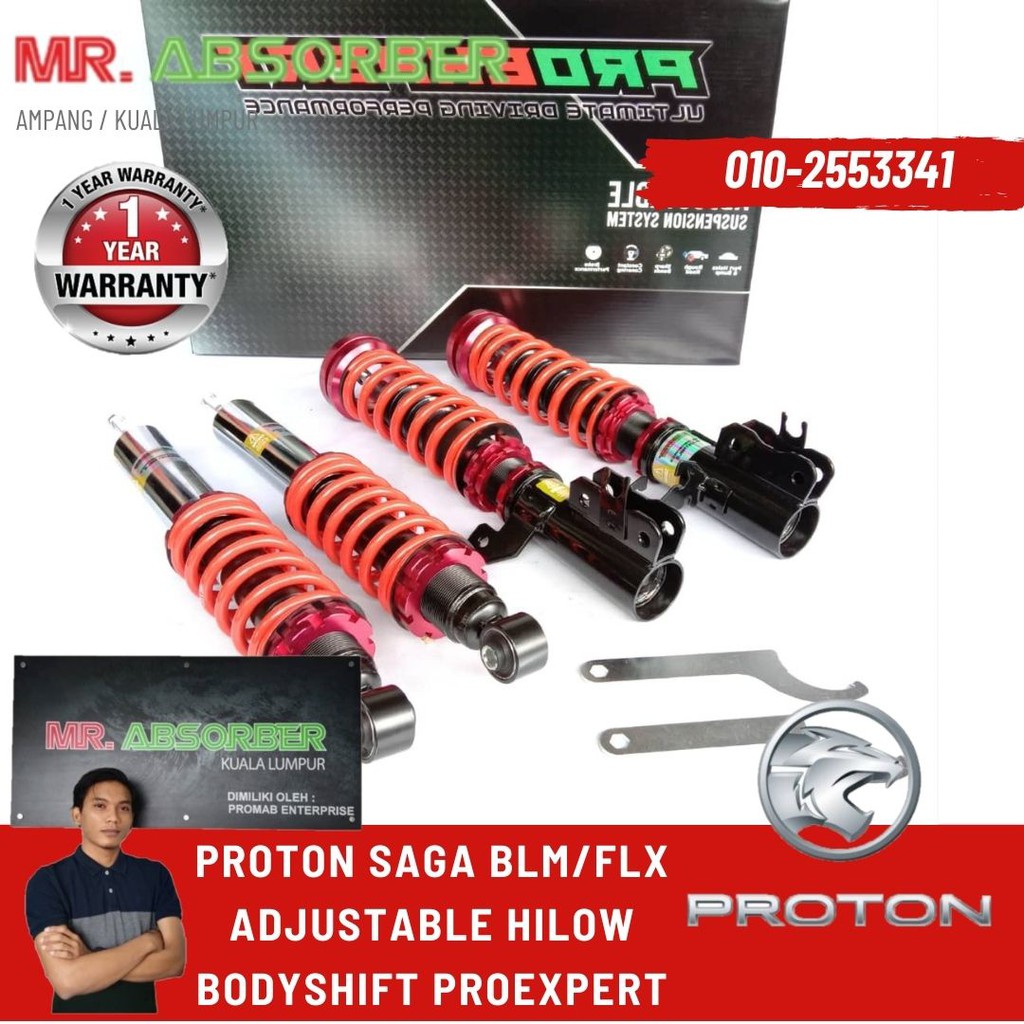 Adjustable Hilow Bodyshift   Softhard Proexpert Proton Saga Blm   Fl 