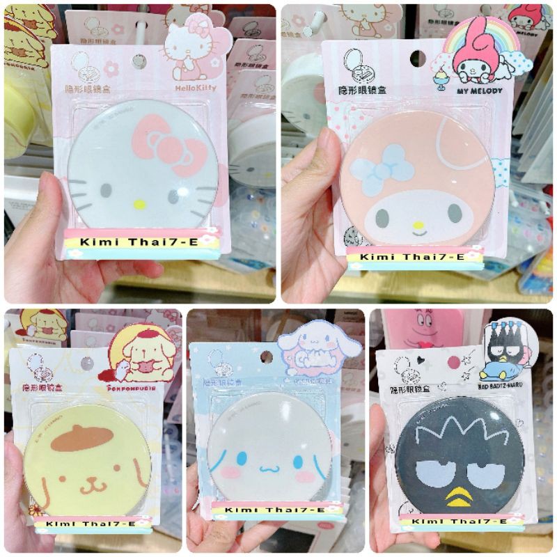 [Ready Stock] Sanrio Miniso Contact Lens Casing with Tools Care Box