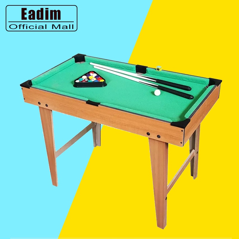 Mini Billiard Table for Kids Wooden With Tall Feet Pool Table Set Taco Billiards Billiard Table