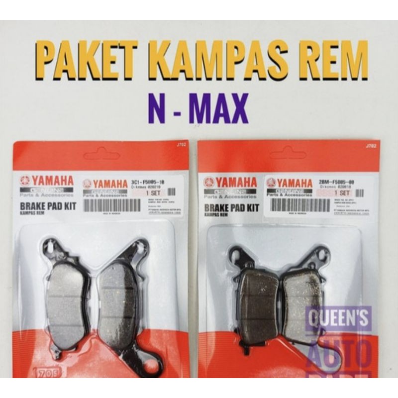 Brake Pads YAMAHA NMAX DISKPAD ALL NMAX 20152020 NMAX V1 And V2