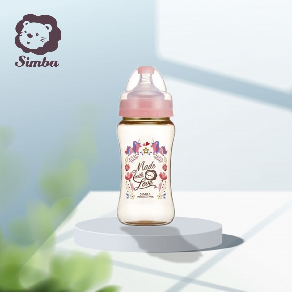 [FREE GIFT+ PROMO] Feeding Bottle SIMBA Wonderland PPSU Wide Neck ...