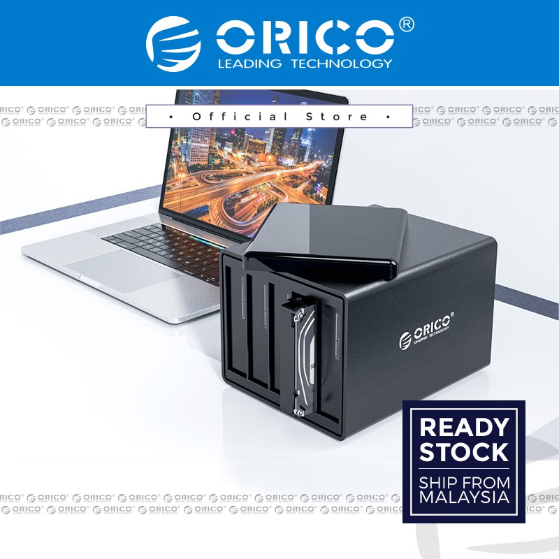 ORICO 4 Bay USB3.0 Hard Drive Enclosure (Max 40TB/3.5") NS400U3 ...