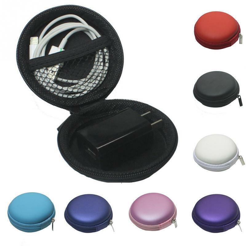 thumbnail image 2 of EVA Hard Travel Storage Case For Headphones/Earphones – Black Nylon Protective Box 2 of 5