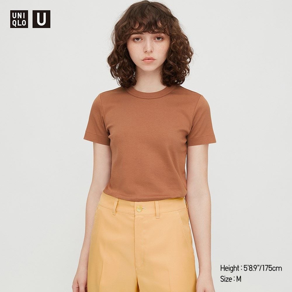 Uniqlo women's crew neck sale