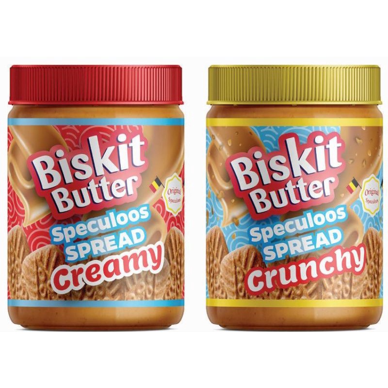 Biskit Butter Speculoos Creamy Spread Speculoos Crunchy Spread