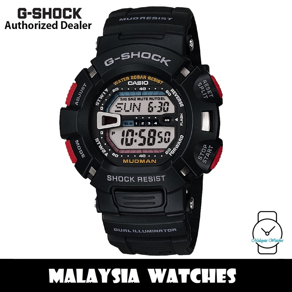 OFFICIAL WARRANTY Casio G SHOCK G 9000 1 G 9000 3 Mudman Black Military Green Resin Watch G9000 G 9000 100 Ori Shopee Malaysia