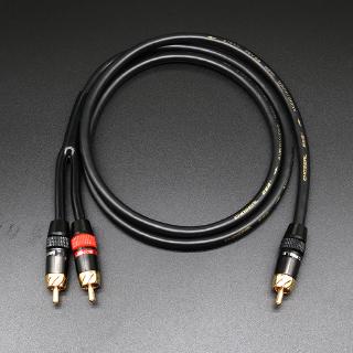 EMK® Digital Coaxial Audio Cable Subwoofer Cable RCA to RCA Cable - Dual  Shielded - Gold-Plated - Orange (3Ft/1Meters)