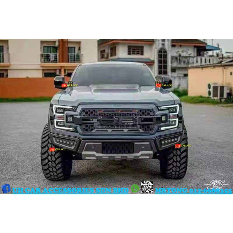 FORD RANGER T6 T7 T8 WILDTRAK RAPTOR CONVERT TO 2018 F150 BODYKIT ...