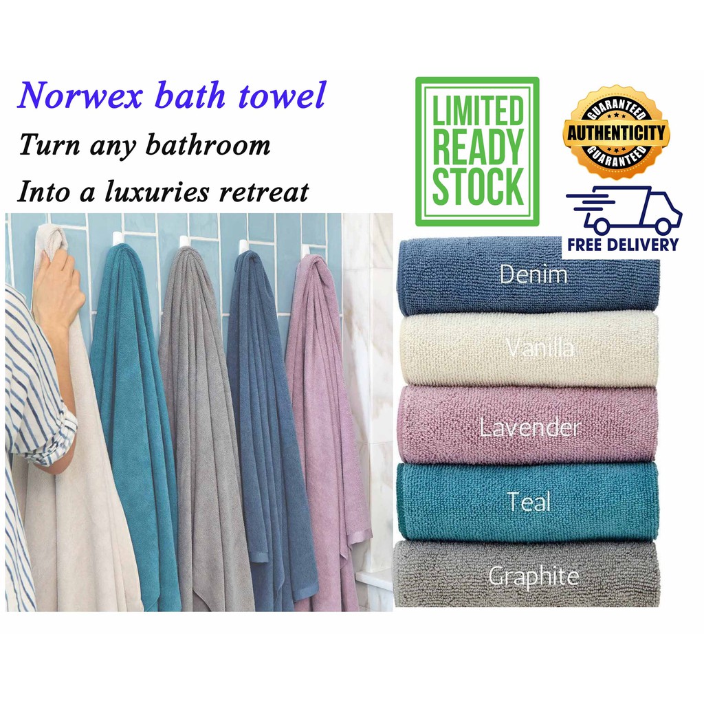 Norwex bath towel norwex tuala mandi ready stock Shopee Malaysia