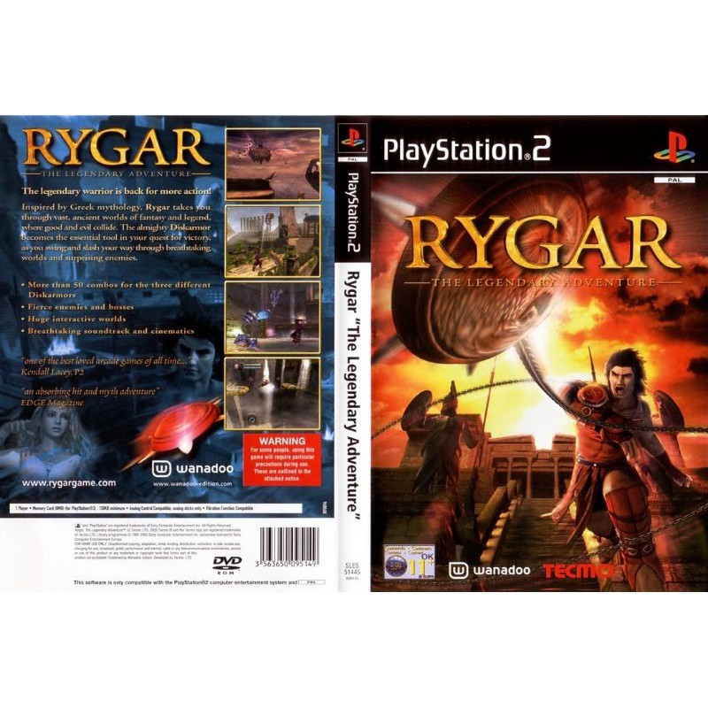 Rygar the deals legendary adventure ps2