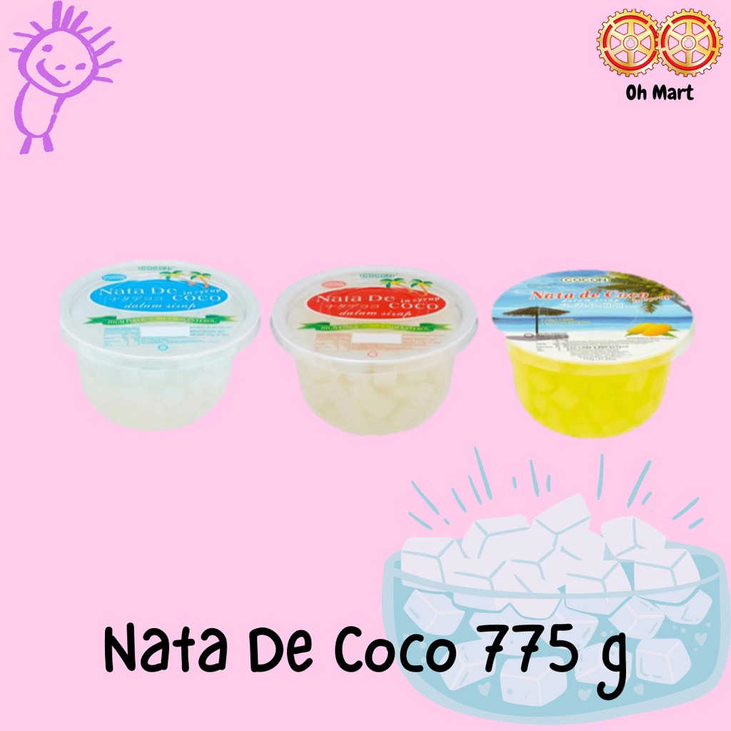 Cocon Nata De Coco In Syrup Originallychee Mango Flavor 775g Shopee Malaysia 9871