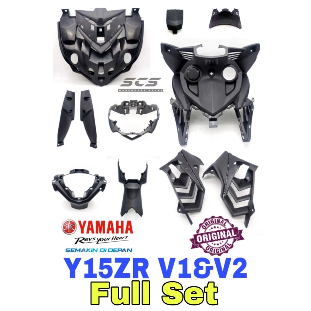 Full Inner Body Black Cover Set Yamaha Y Zr V Ysuku Y Original Quality Spare Part New