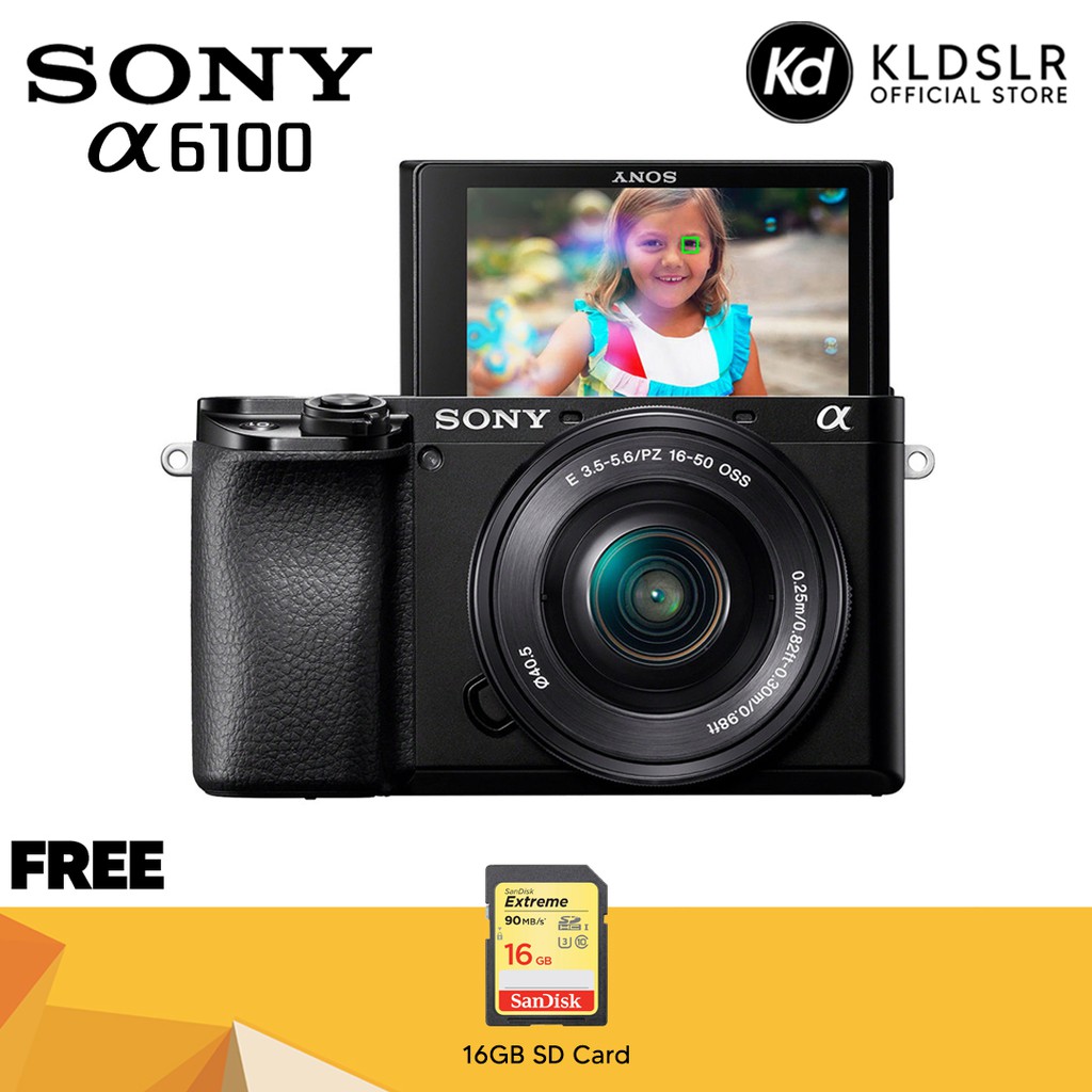 Sony A6100 Mirrorless Digital Camera (Sony Malaysia Warranty) (FREE