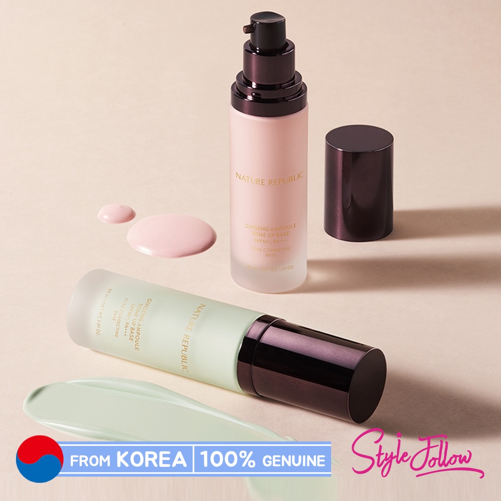 [NATURE REPUBLIC] Ginseng Ampoule Tone Up Base 30ml (SPF50+/PA