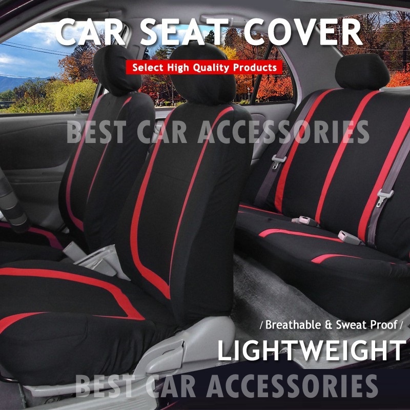 Kereta Seat Cover Universal Polyester Fabric Car Seat Cushion 4 Color
