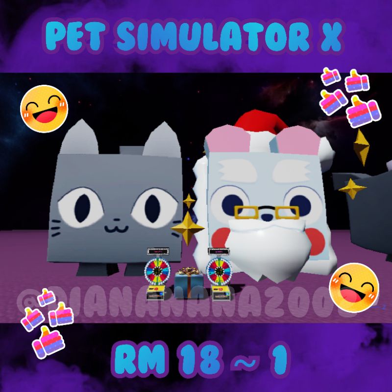 Pet Simulator X ( New 2   Pet Random ) | Shopee Malaysia