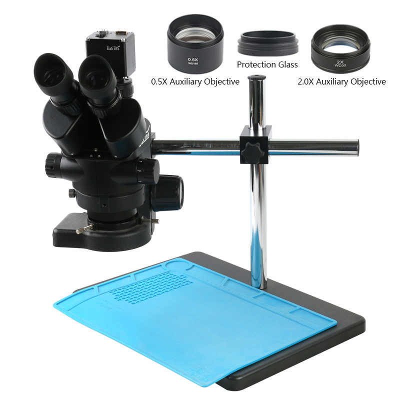 Industrial camera 4K mobile phone repair special trinocular stereo ...