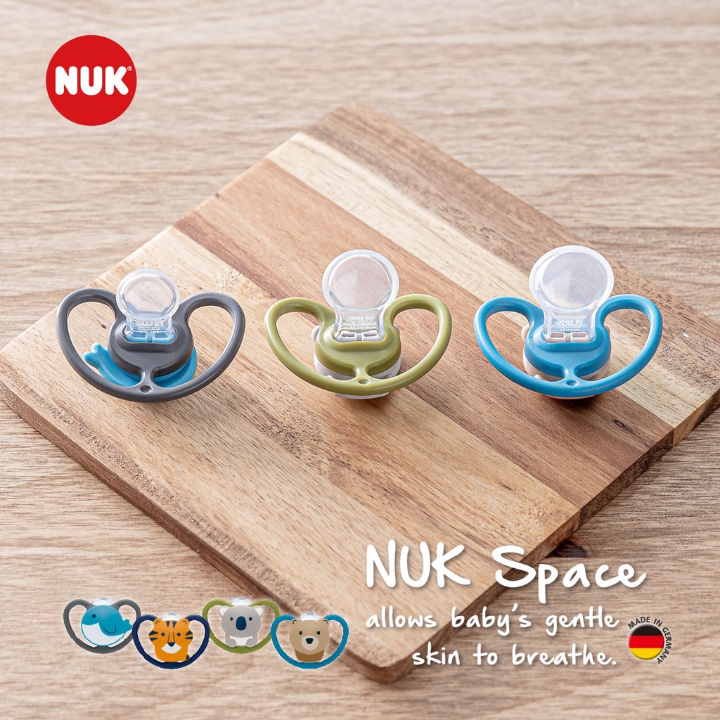 NUK Baby Puting Space / Space Night Silicone Orthodontic Soother ...