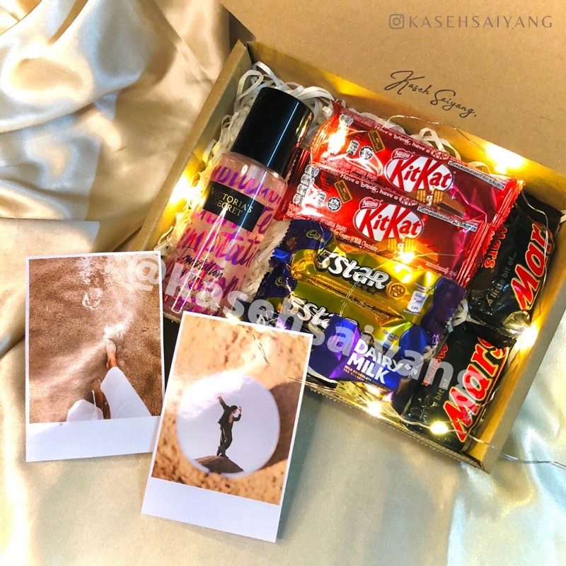 🔥Ship 24H🔥 Gift Box VICTORIA SECRET FREE UNLIMITED WISH NOTE Gift Box