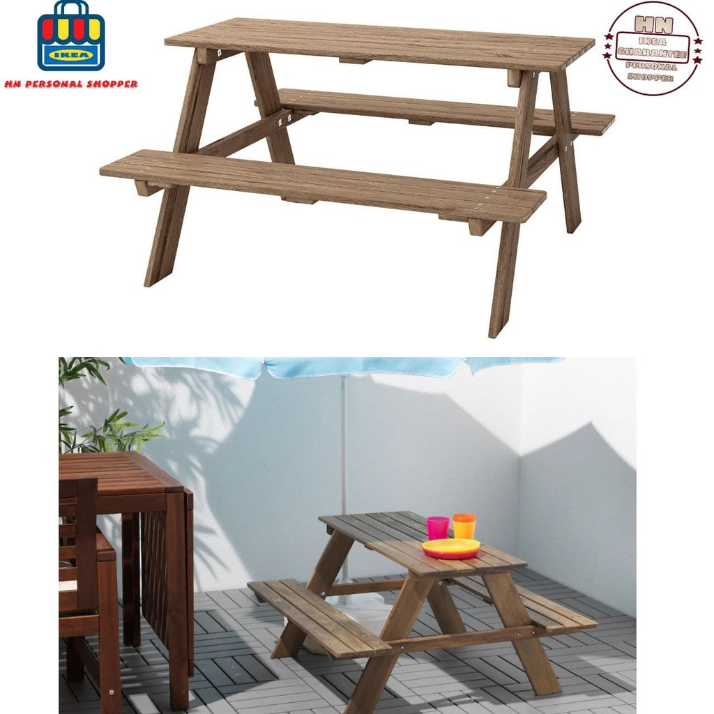 Ikea childrens picnic deals bench