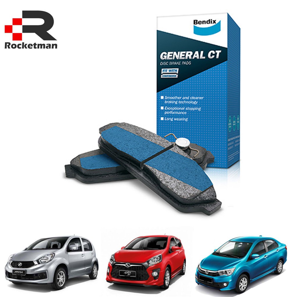 BENDIX FRONT BRAKE PADS MYVI LAGI BEST 1.3 1.5 2011-2017 AXIA BEZZA ...