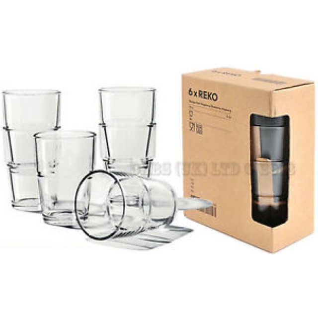 REKO Glass, clear glass, 6 oz - IKEA