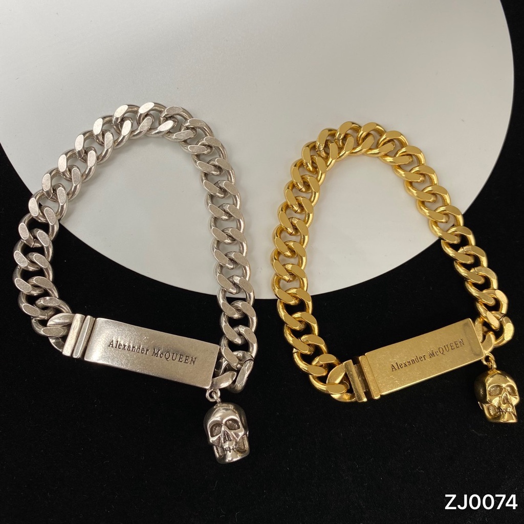 ブレスレット ALEXANDER MCQUEEN Gold l Bracelet Alexander McQUEEN Alexander Mcqueen Gold Bracelet | jentestore
