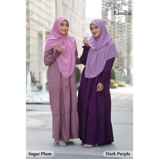 Dress Muslimah Ruffle Dewasa Abaya Jubah Raya 2022 Baju Raya Dress ...