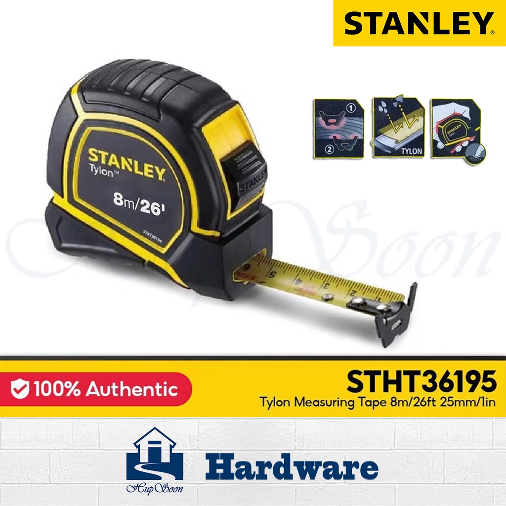 Stanley Tools Tylon Measuring Tape STHT36195 (8m/ 26ft) | Shopee Malaysia