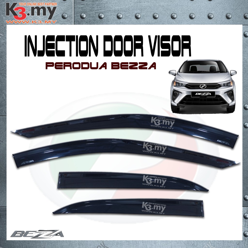 Perodua Bezza Injection Door Visor (4pcs/set) | Shopee Malaysia