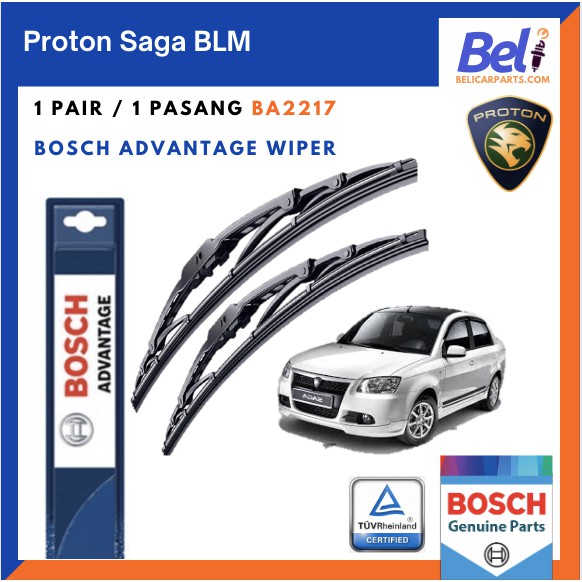 Proton Saga BLM / BLM FLX / FL / VVT Car Windscreen Wiper Bosch