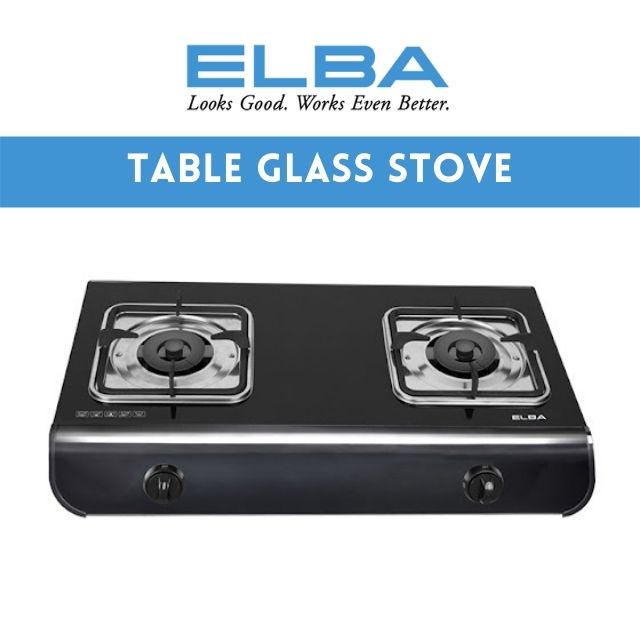 Elba gas stove 2024 glass top