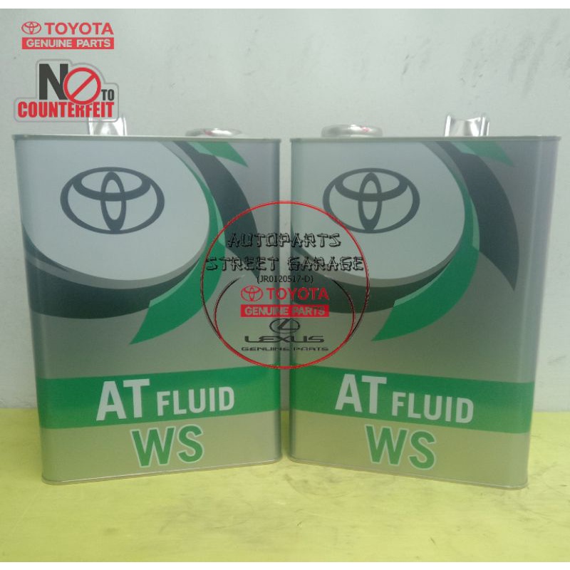 TOYOTA TRANSMISSION FLUID WS 4L | Shopee Malaysia