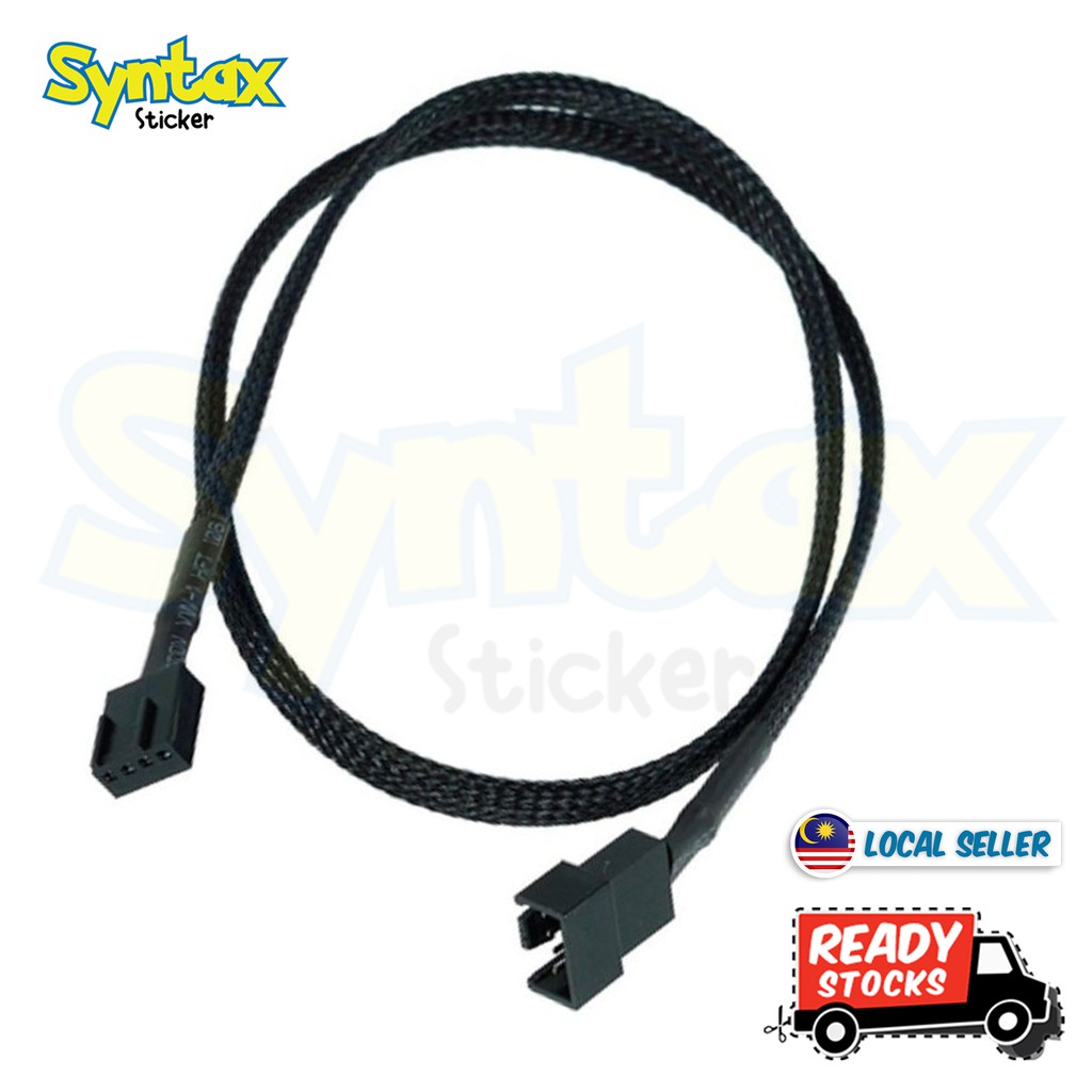 PWM 4pin CPU Case Fan Extension Cable Shopee Malaysia