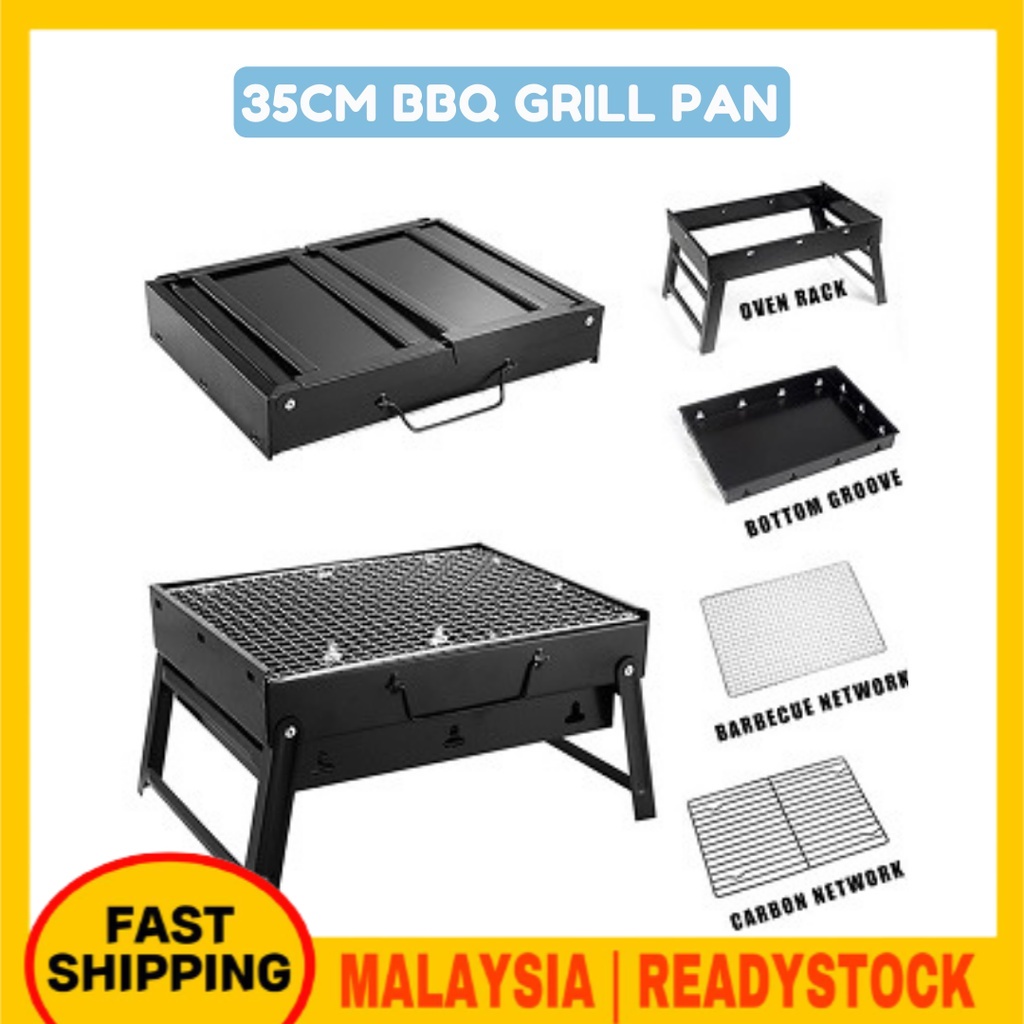 Portable BBQ Grill Barbecue for Camping Picnic bbq grill tray grill pan