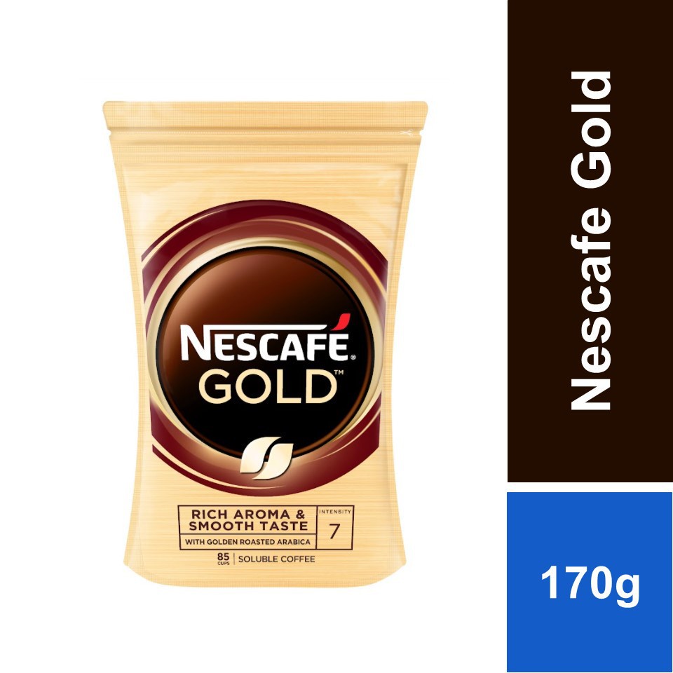 NESCAFE Gold Coffee Refill 170g (Boleh Bancuh 85 Cups of Coffee) Gold ...