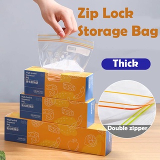 4pcs Thick Silicone Food Storage Bag Eva Fresh Food Preservation Bag  Reusable Leakproof Freezer Bag Sealed Bags Washable Fruits Bag