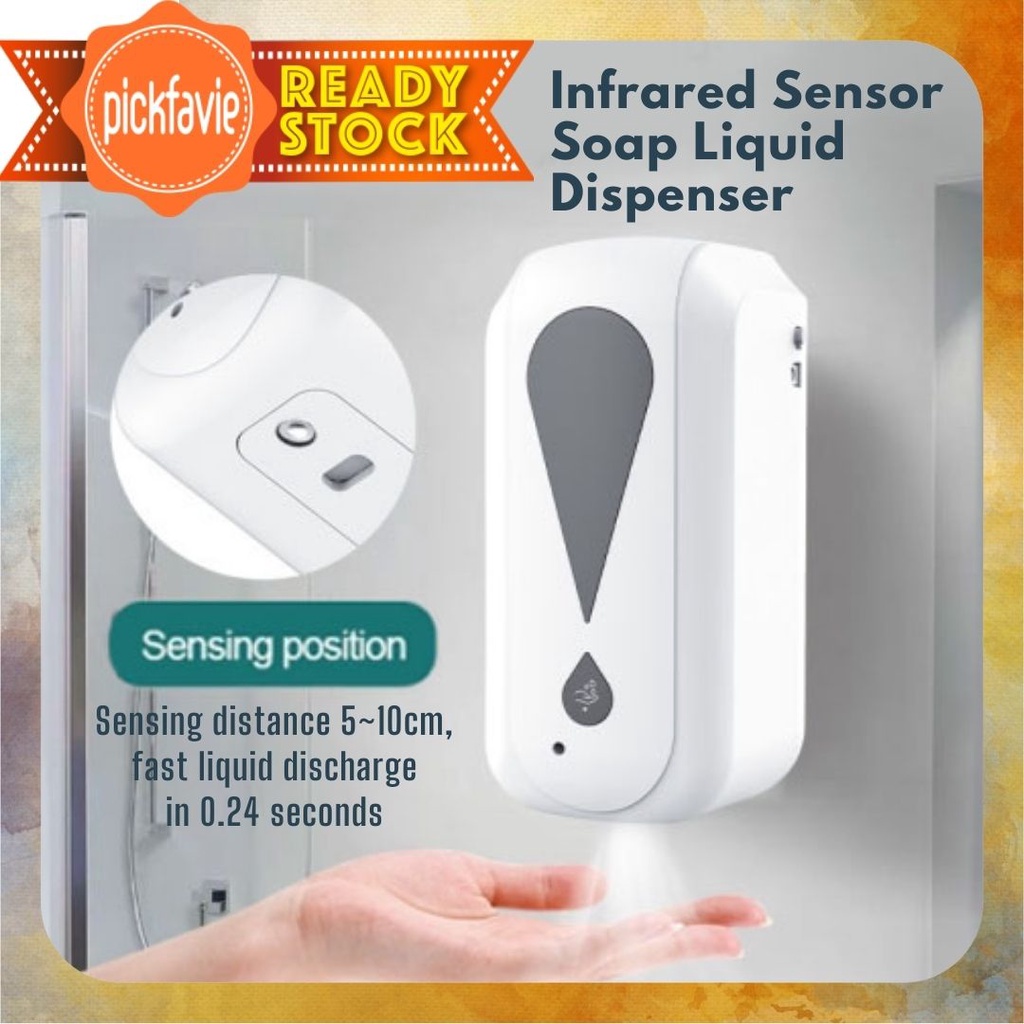 Spray Automatic Soap Dispenser Touchless Hand Wash Dispenser Wall