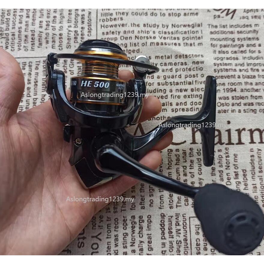 HE500 mini fishing reel 500 size small spinning reel shrimp bass
