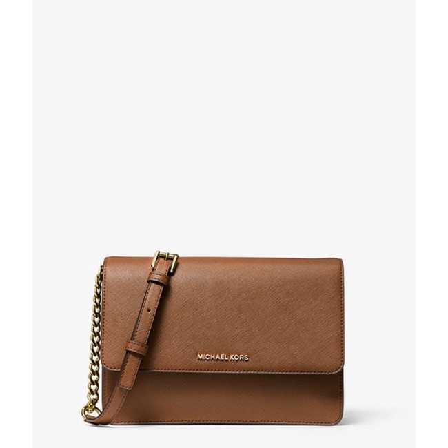 MK Michael Kors Daniela Large Saffiano Leather Crossbody Bag US