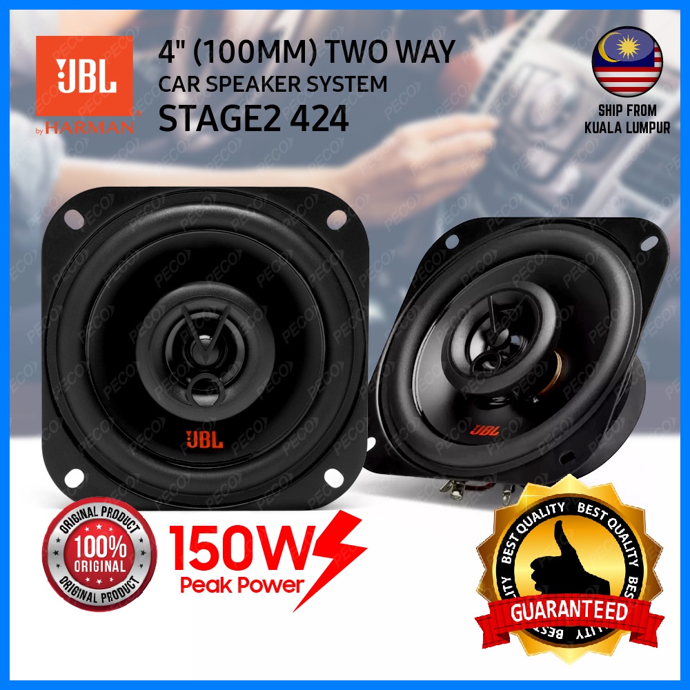 JBL Stage2 424 4" (100mm) Two Way Car Speaker System JBL 100% Original ...