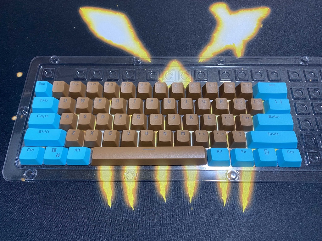RK 61 Keycaps PBT Material OEM profile Backlit Two-Color Mechanical ...